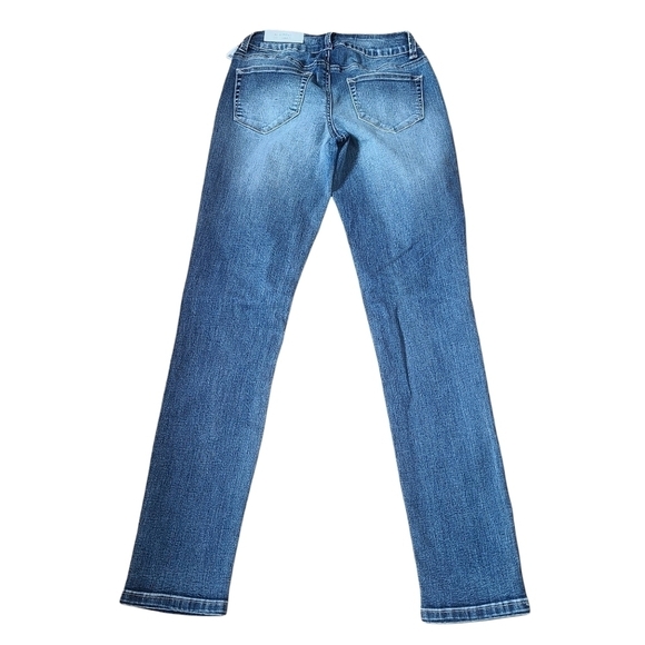 NWT Maurices blue white denim flex short jegging pants - Picture 8 of 12